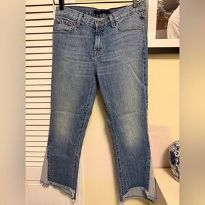 J Brand Kick Flare Cropped Jean